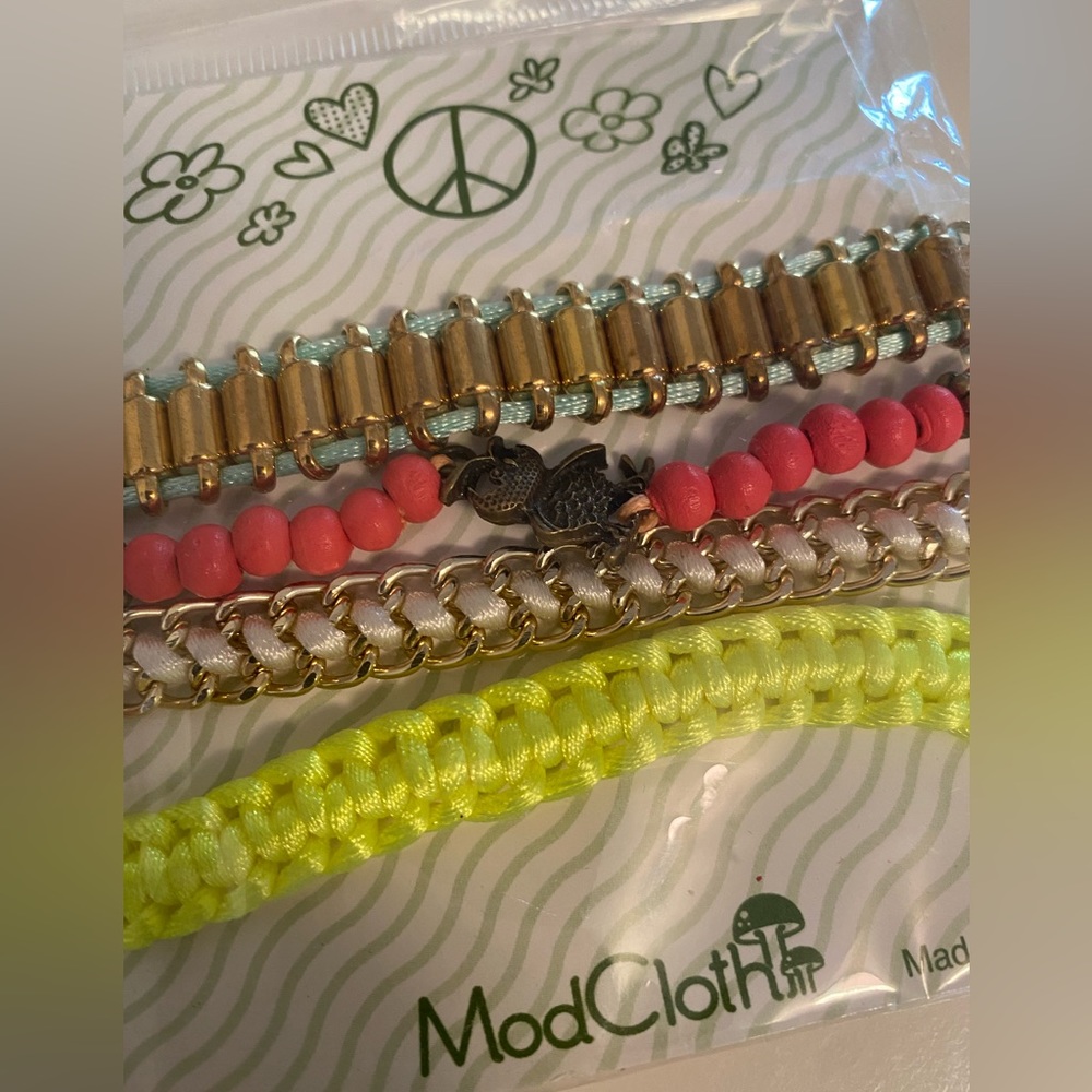 Mod Cloth adjustable bracelet set - Picture 2 of 3